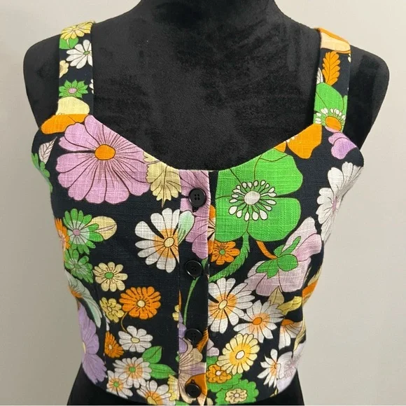 NWT Maje Floral Button-Up Top - M - Picture 7 of 13